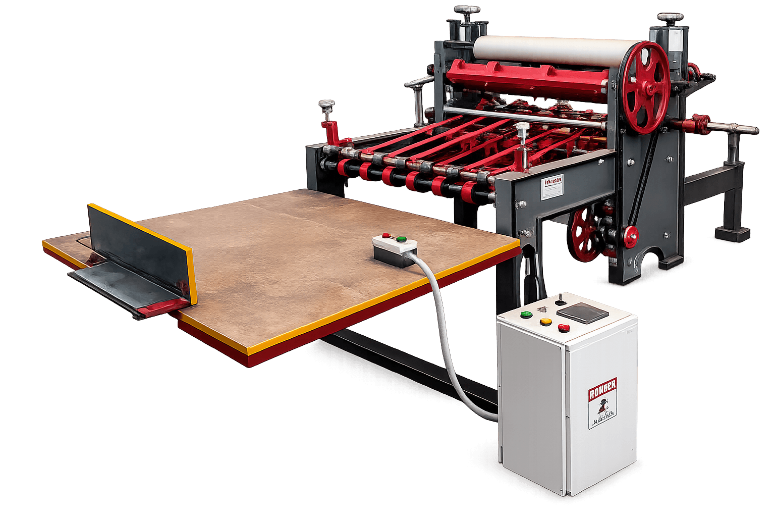 Paper Roll To Sheet Cutting Machine — Manual